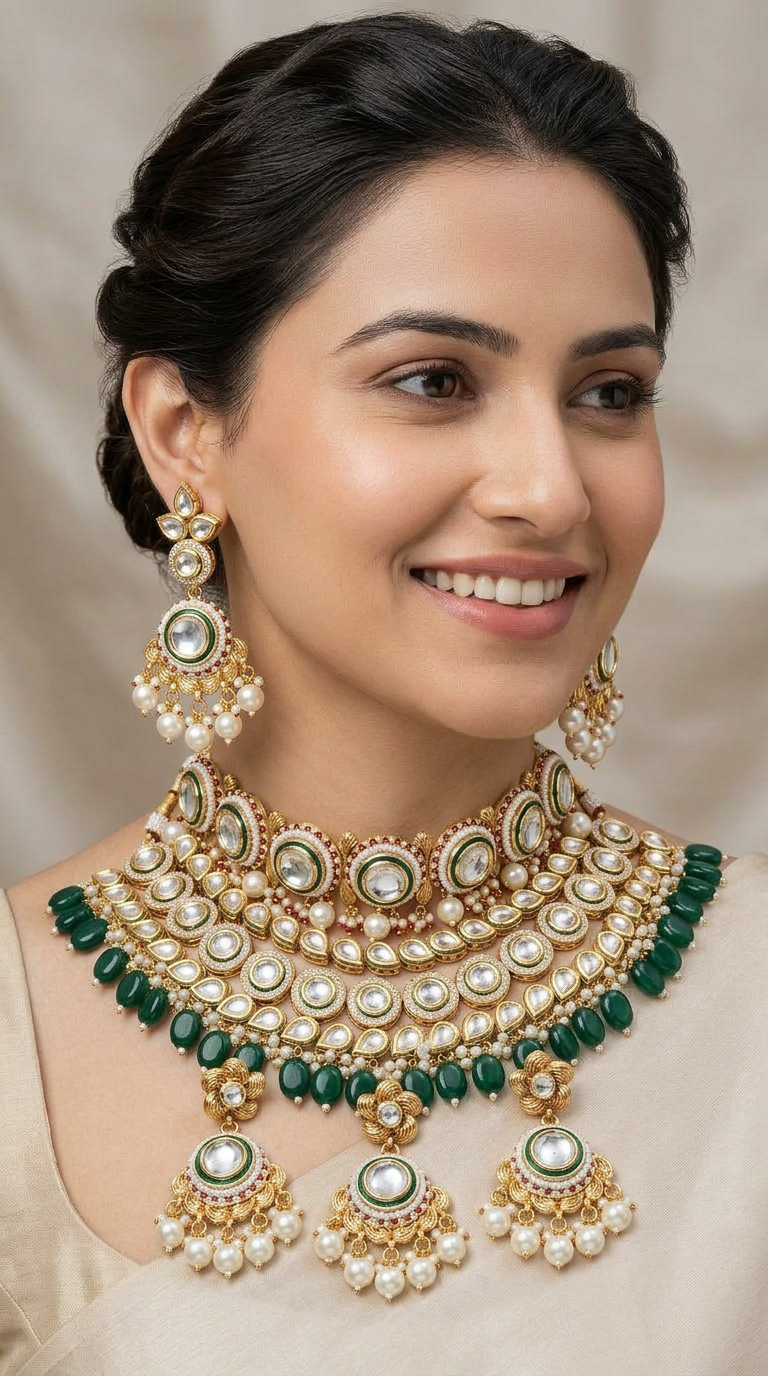 Ganesh Bridal Necklace Set view 2