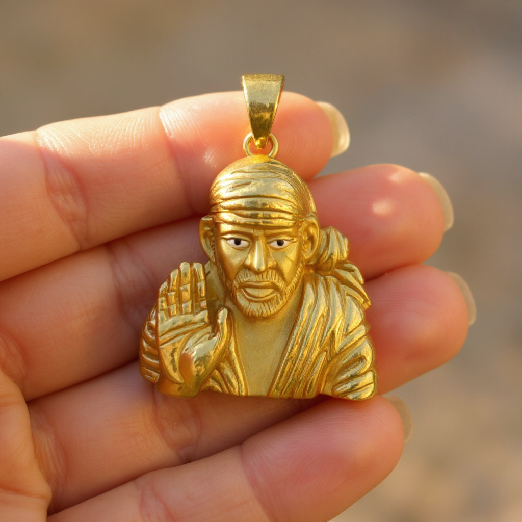 Sai Baba Pendant Half