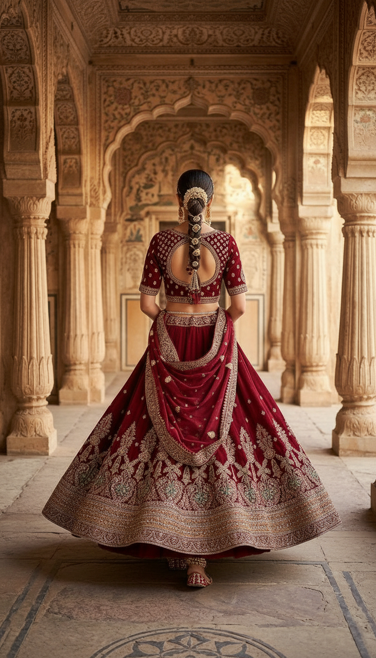 Exquisite Bridal Lehanga view 2