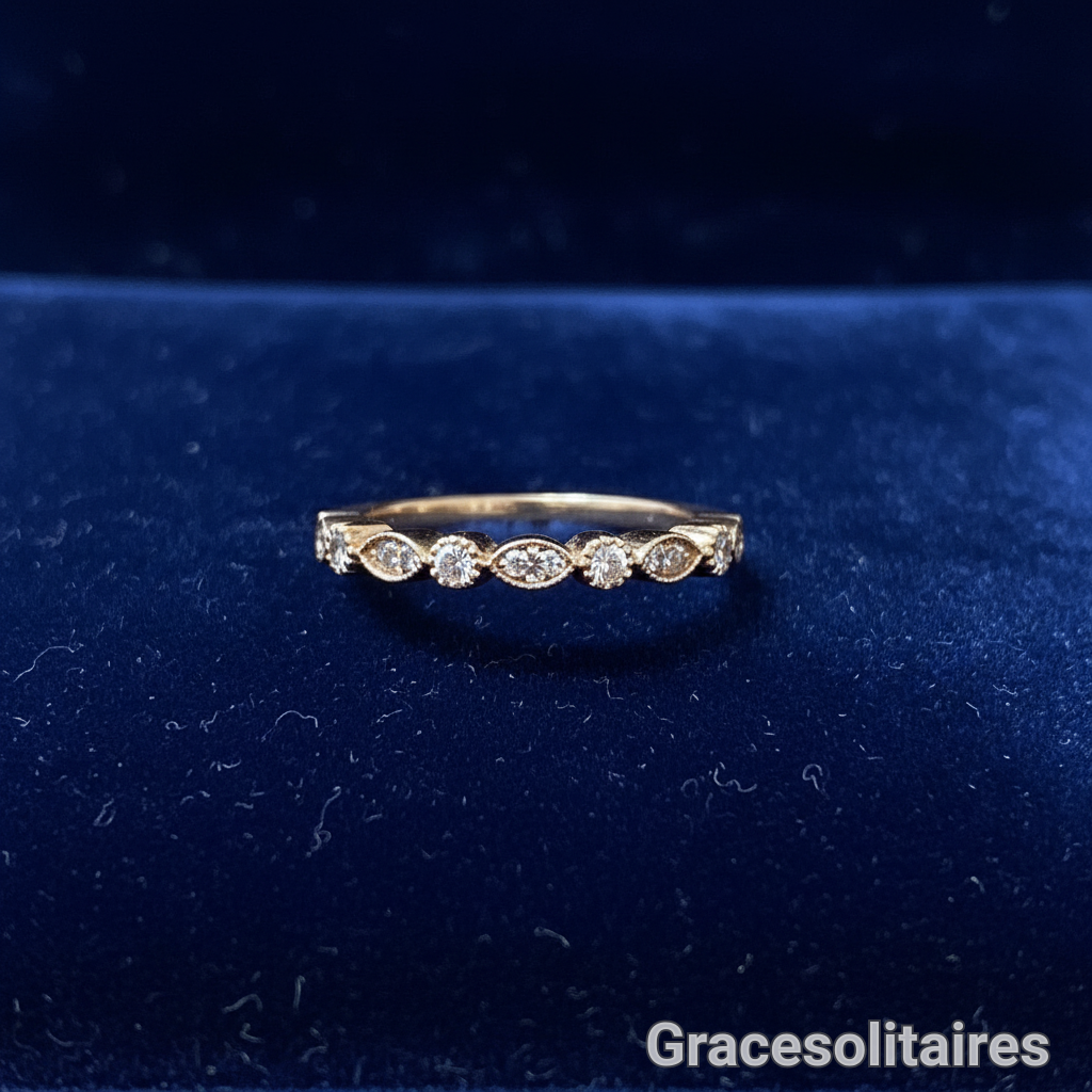 0.20 CARAT ROUND SOLITAIRE ETERNITY BAND