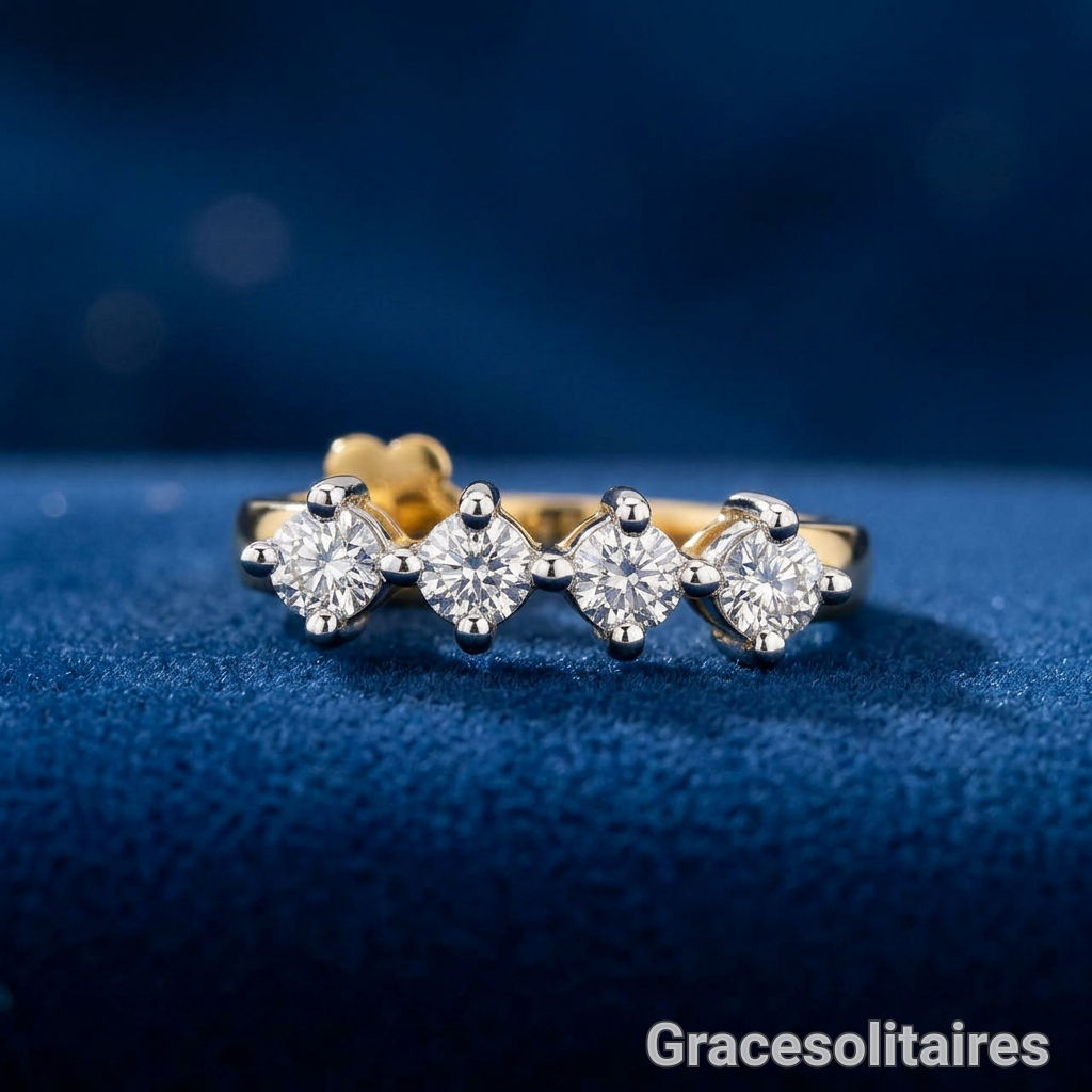 0.32 CARAT ROUND SOLITAIRE NOSE PIN