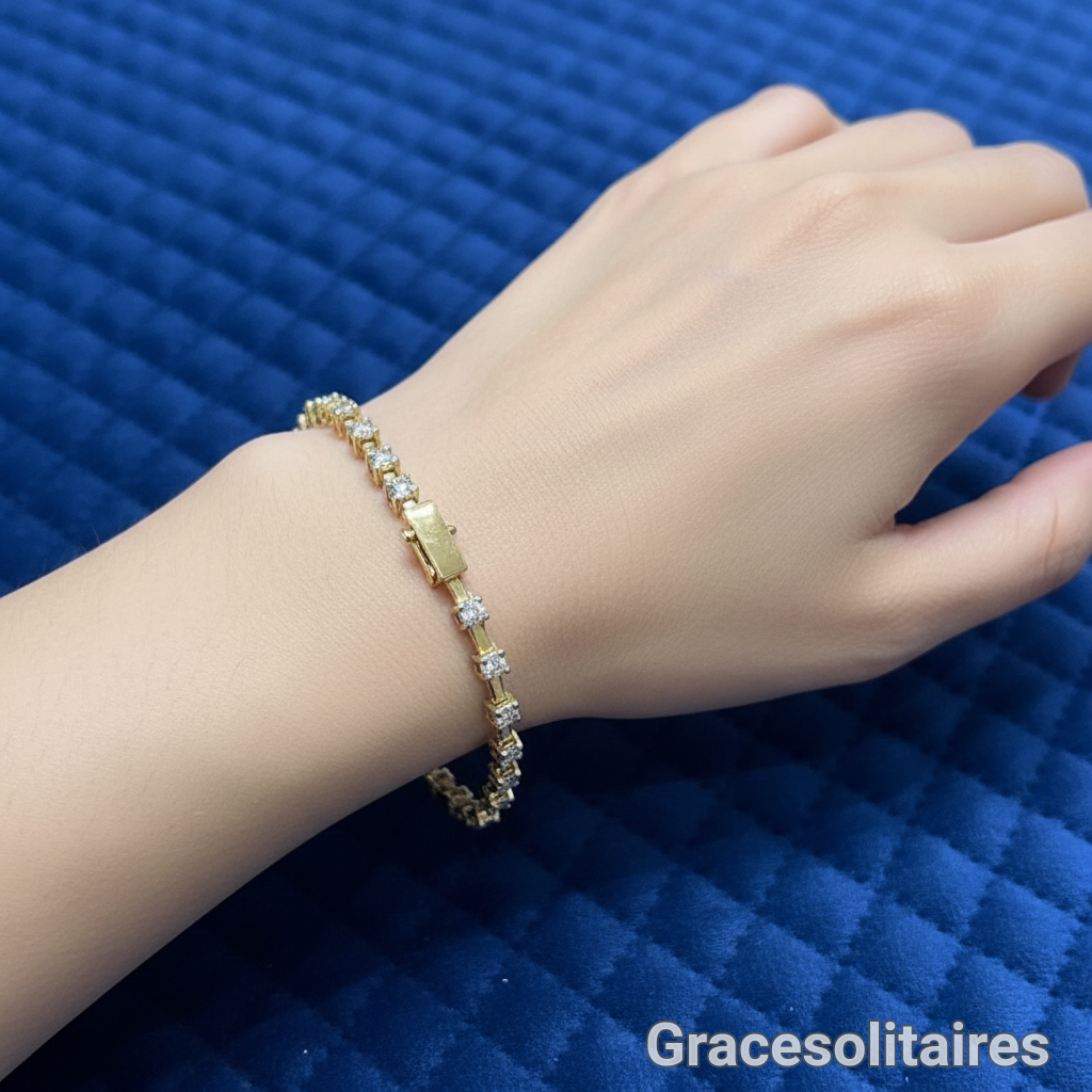 2.17 CARAT ROUND SOLITAIRE BRACELET