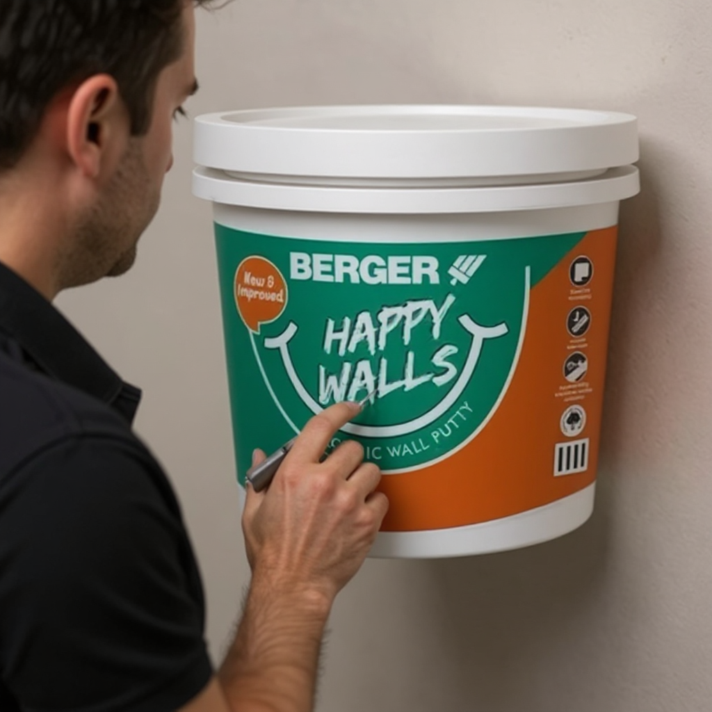 Berger Happy Walls Acrylic Wall Putty
