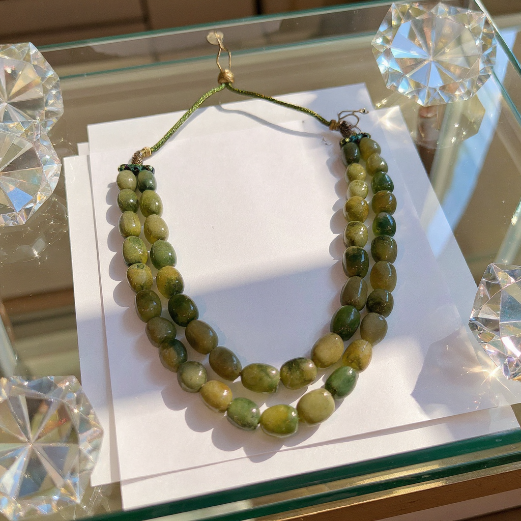 Green Quartz Necklace view 2