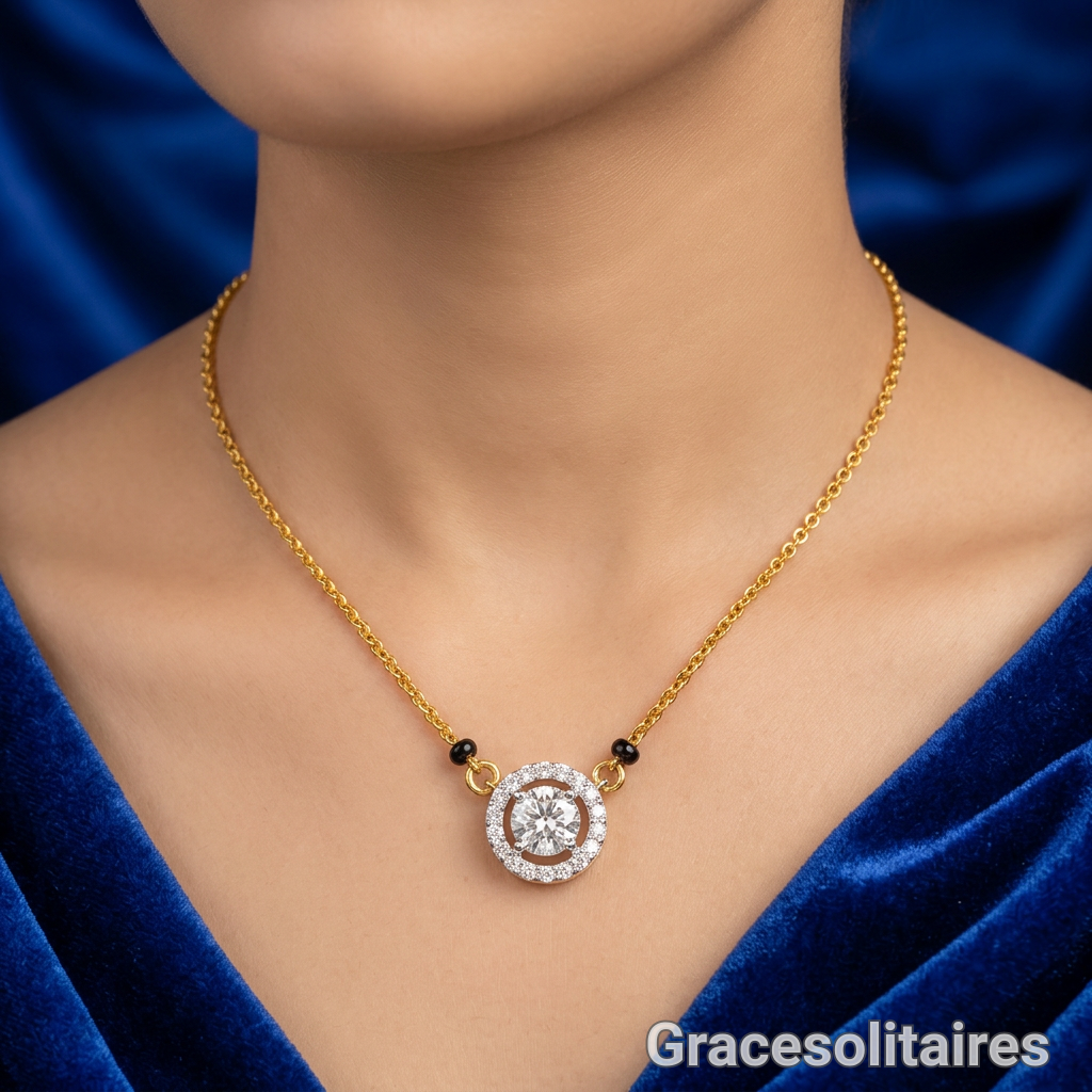 1.07 CARAT ROUND SOLITAIRE PENDANT
