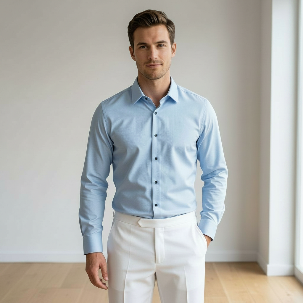 Elegant Blue Shirt