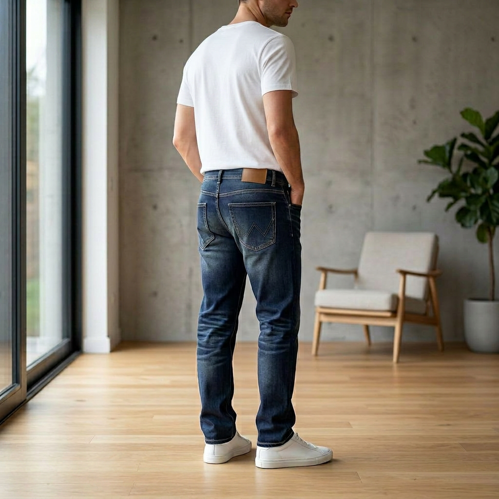 Plain Denim Jeans view 2