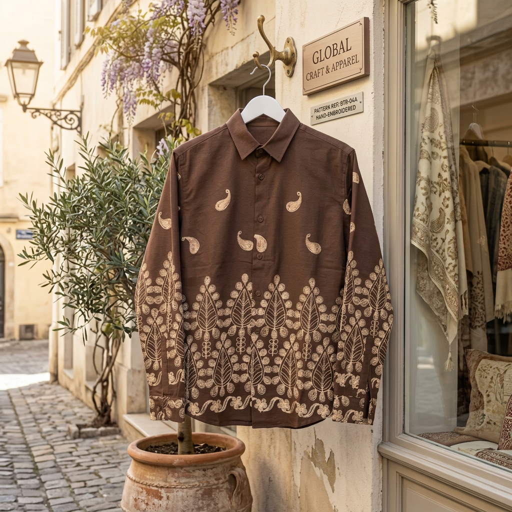 Ethnic Print Shirt view 2