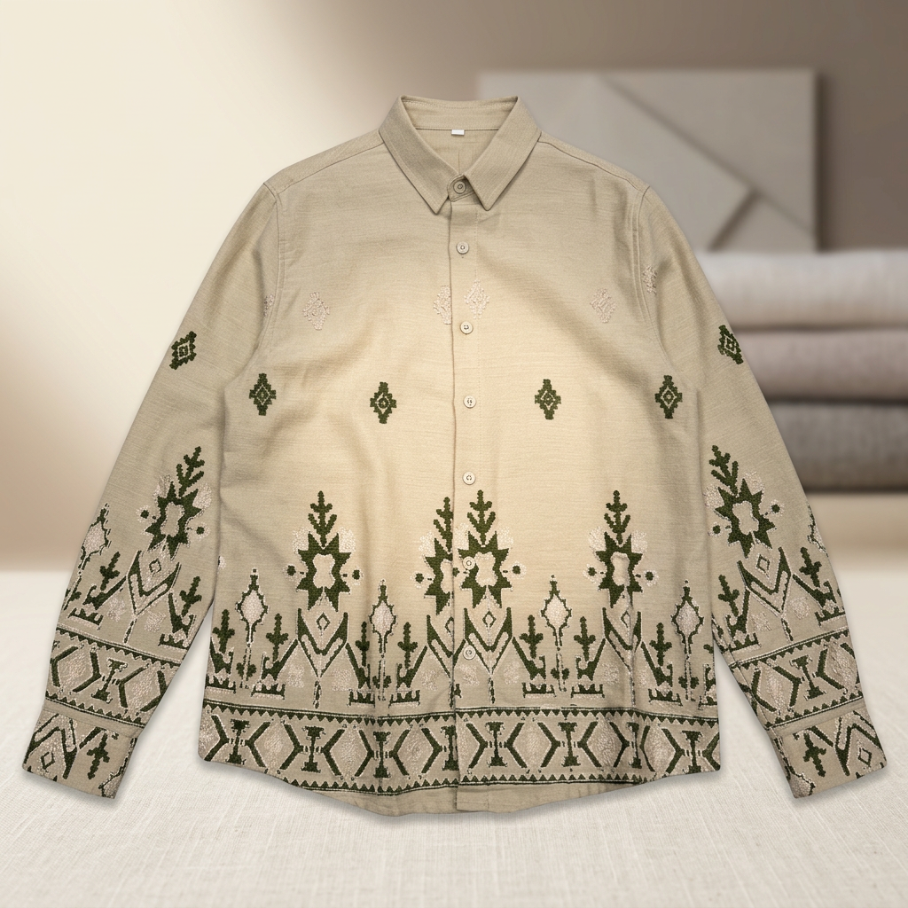 Urban Style Embroidered Shirt view 2
