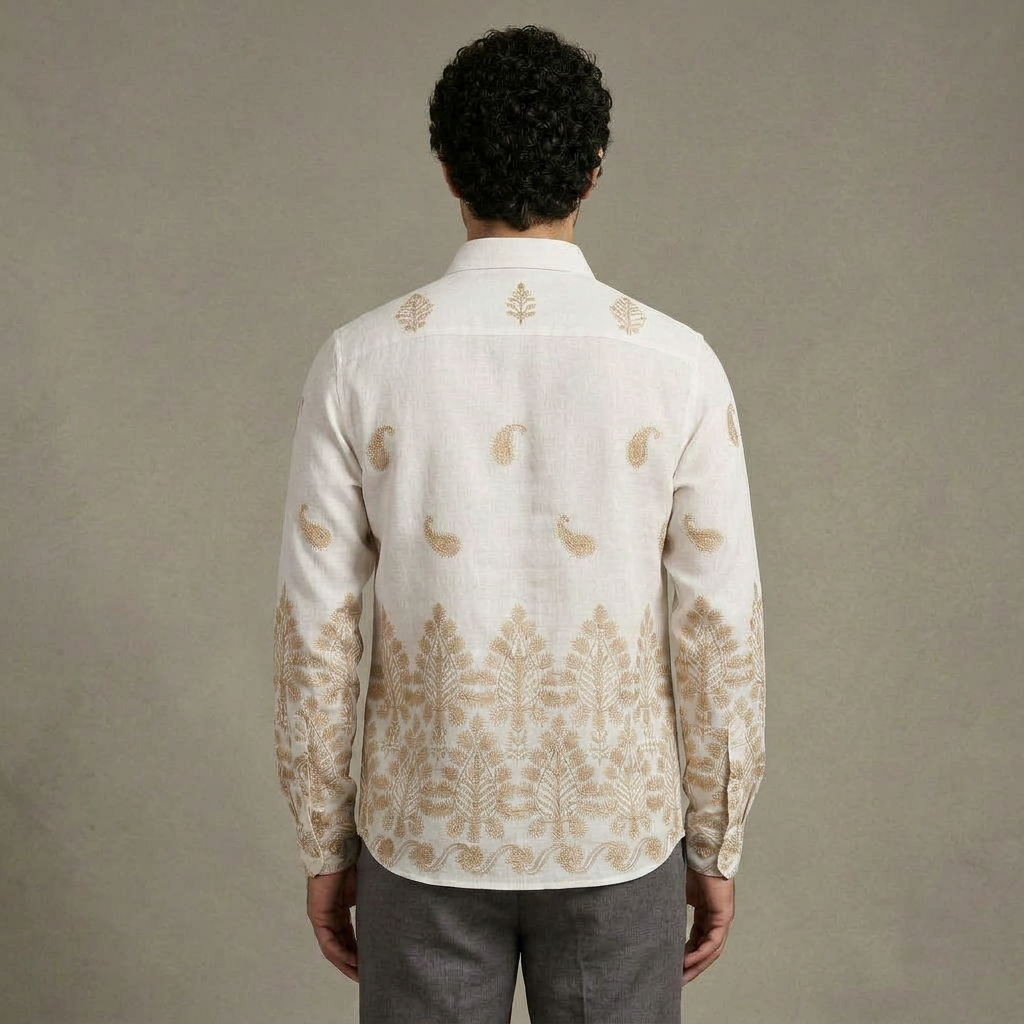 Urban Style Ethnic Printed Shirt view 4