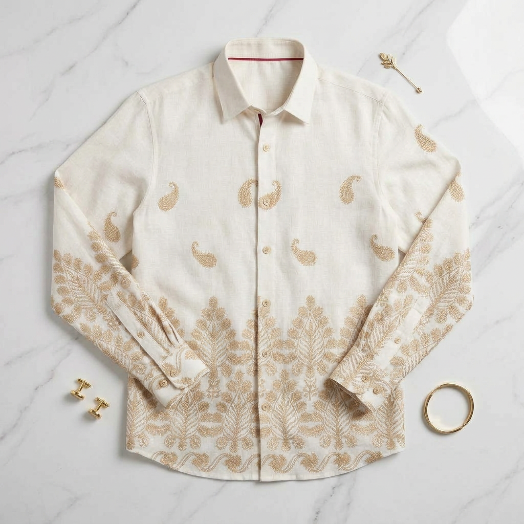 Urban Style Ethnic Printed Shirt view 2