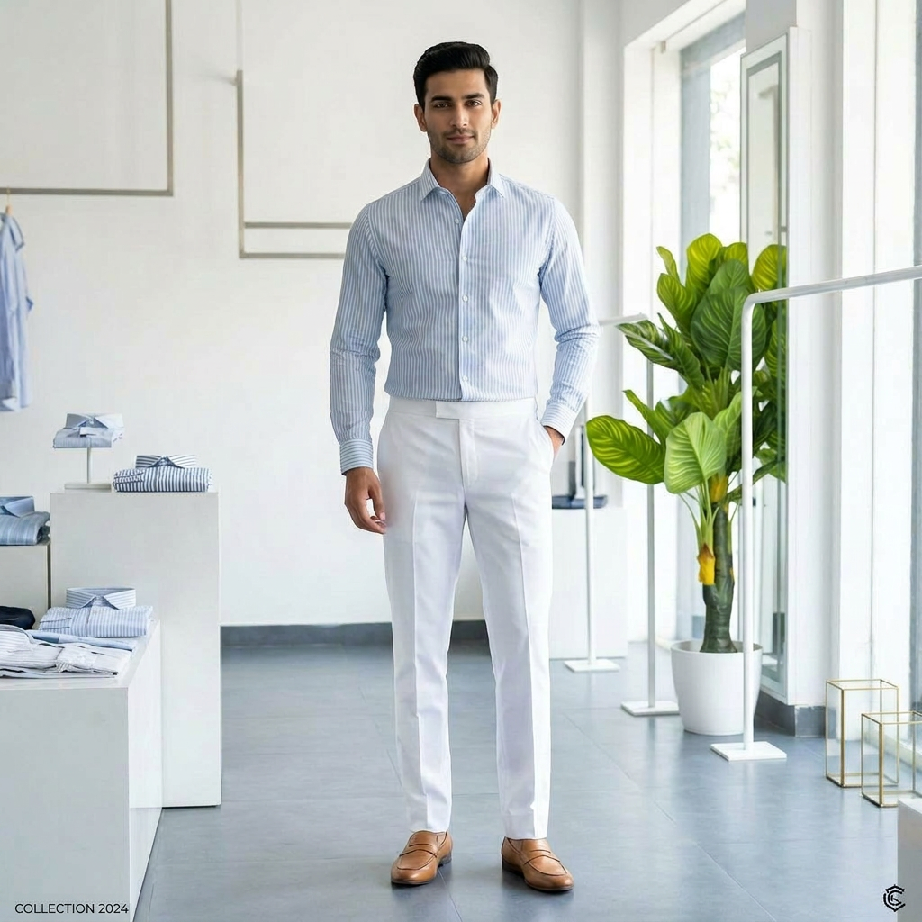 Urban Style Casual Shirt and Pants Combo