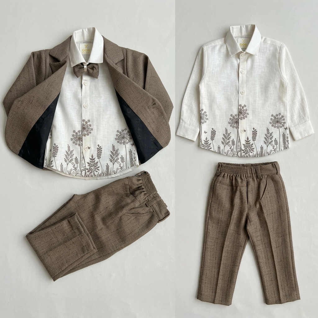 Stylish Boys Ethnic Set view 3