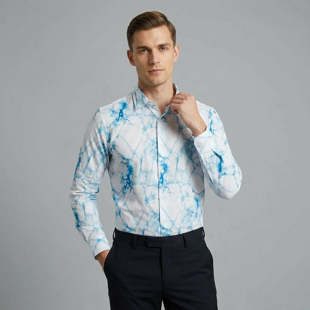 Marble Print Shirt