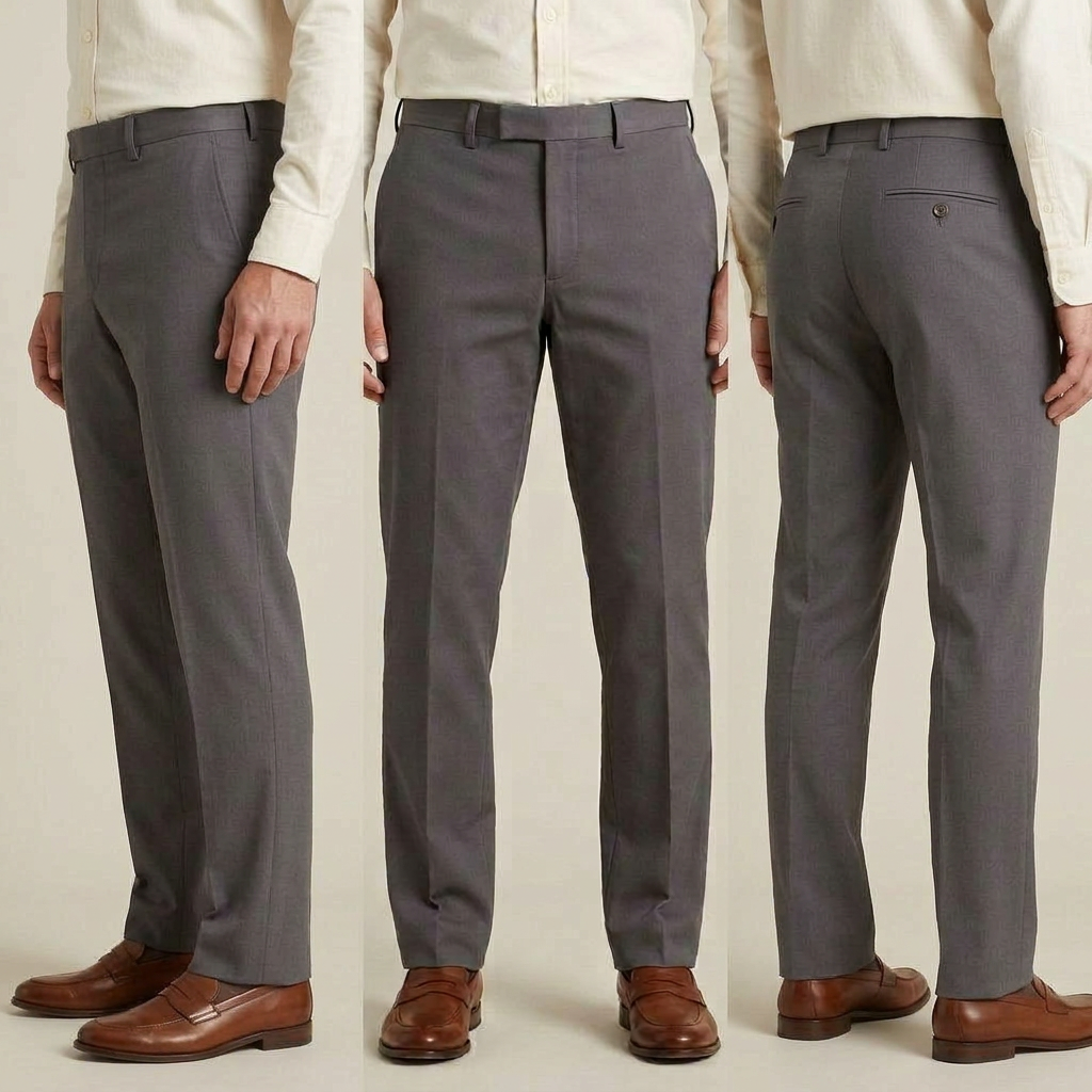 Urban Style Gray Trousers view 3