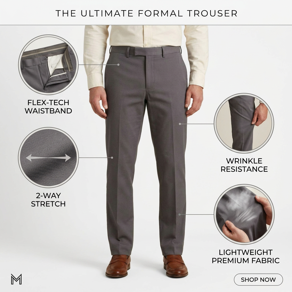 Urban Style Gray Trousers view 2