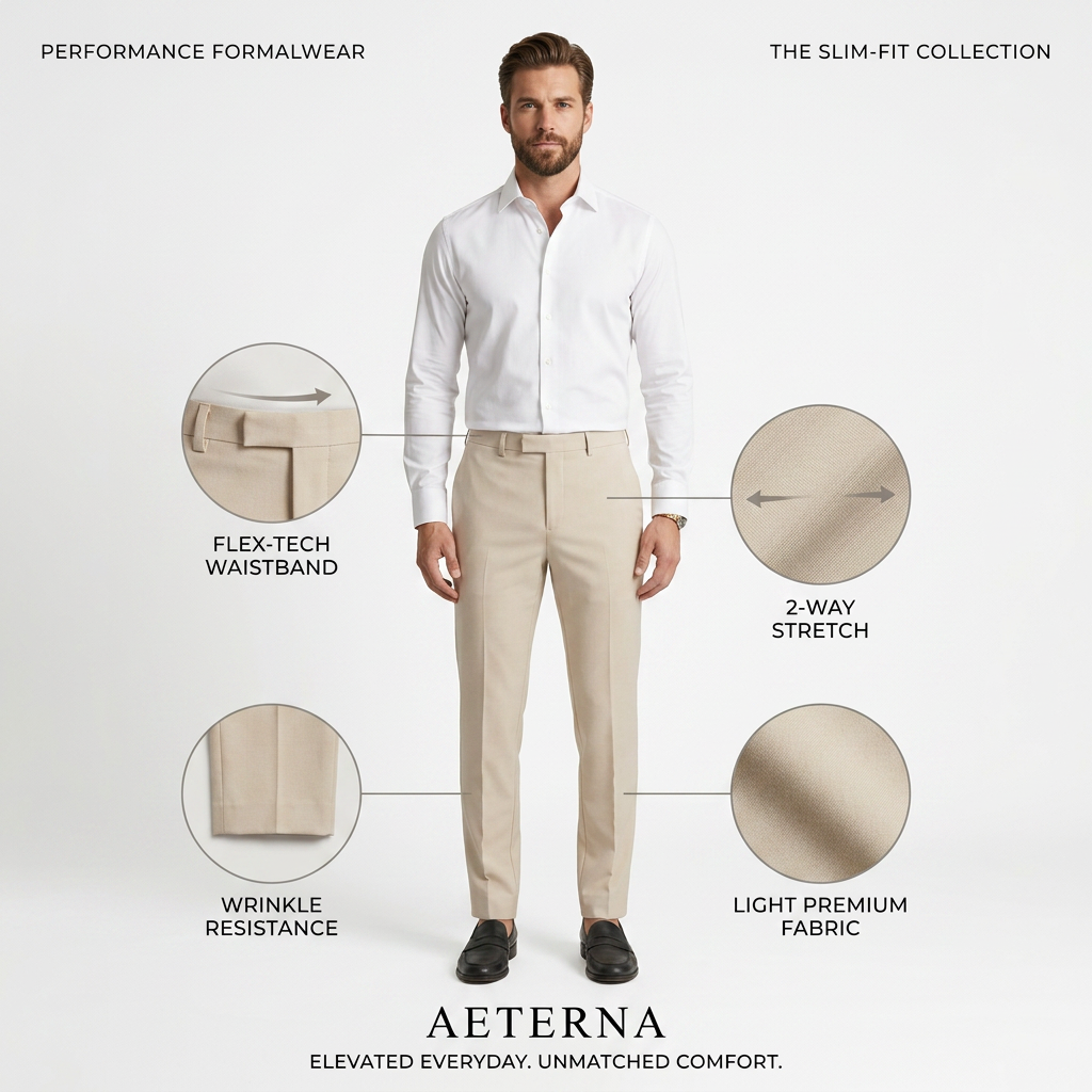 Urban Style Beige Trousers view 3