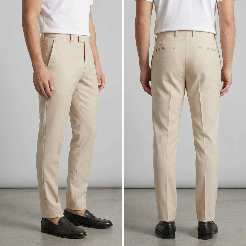 Urban Style Beige Trousers view 2