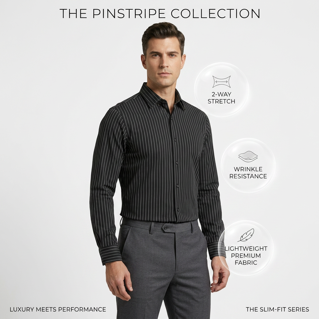 Elegant Striped Shirt view 3