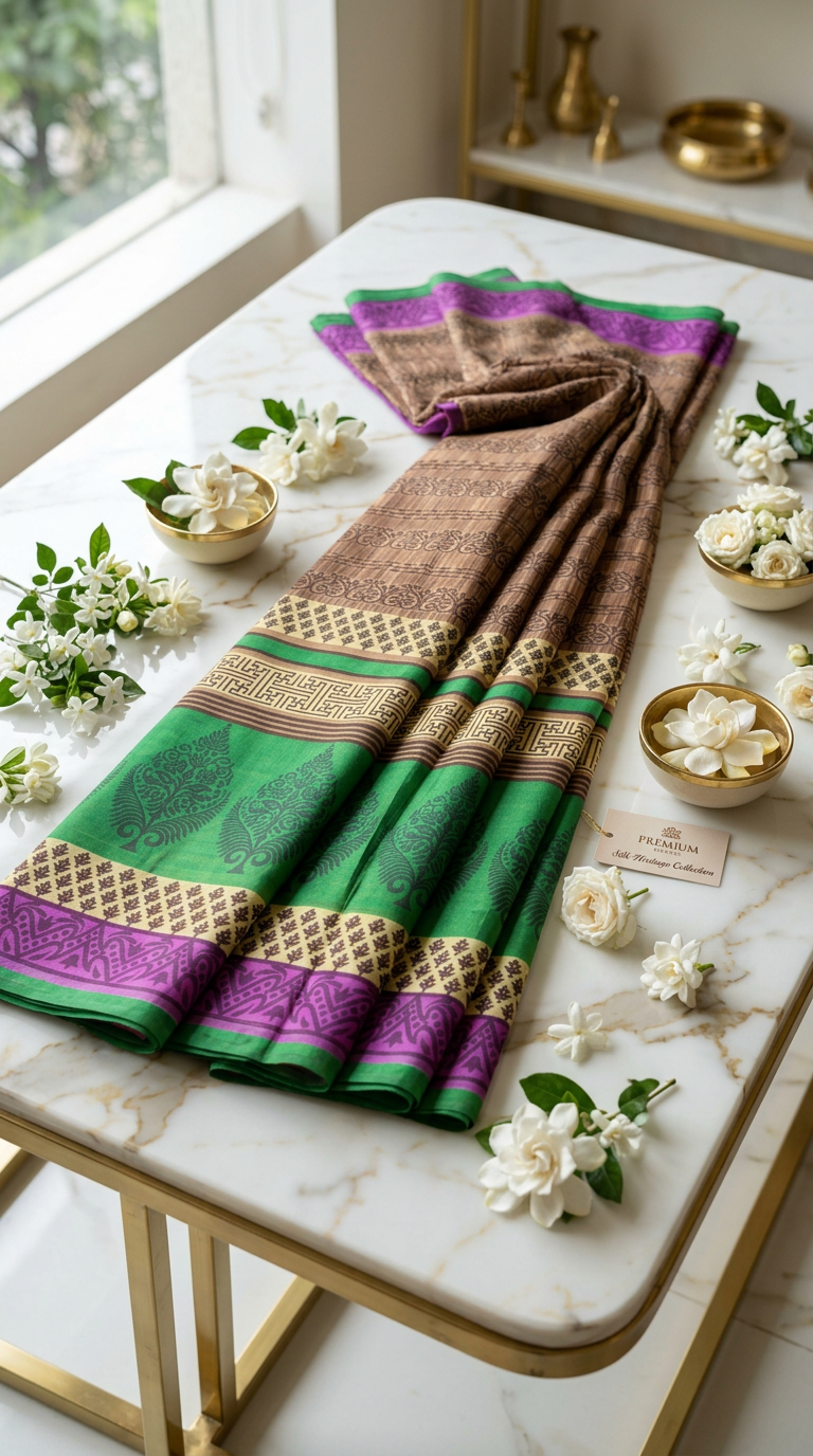 Pure Soft Cotton Saree view 2