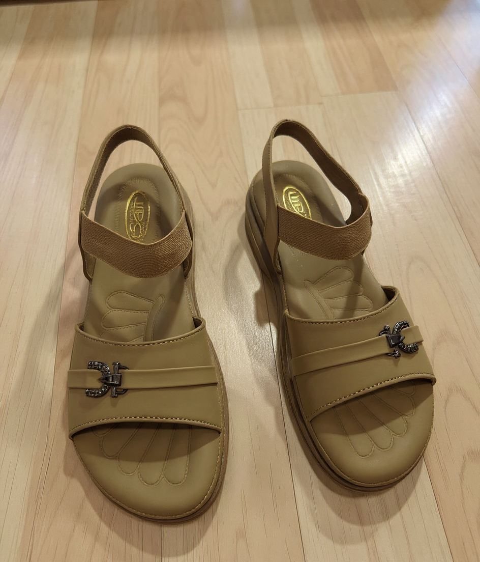 Doctor Sole Sandal Women And Girls Wear ( Colour Tan )
