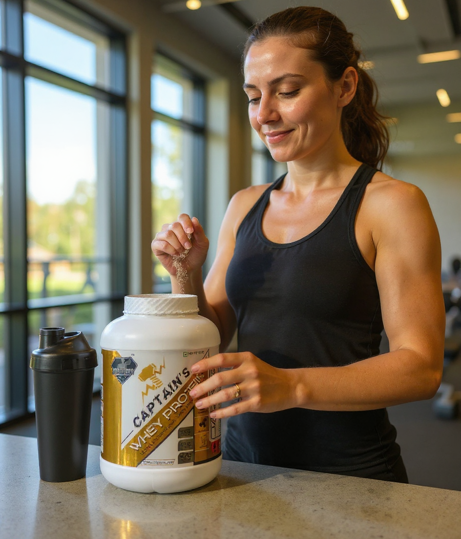 Captain's Whey Protein - Triple Chocolate 2Kg (4.4lb) view 3