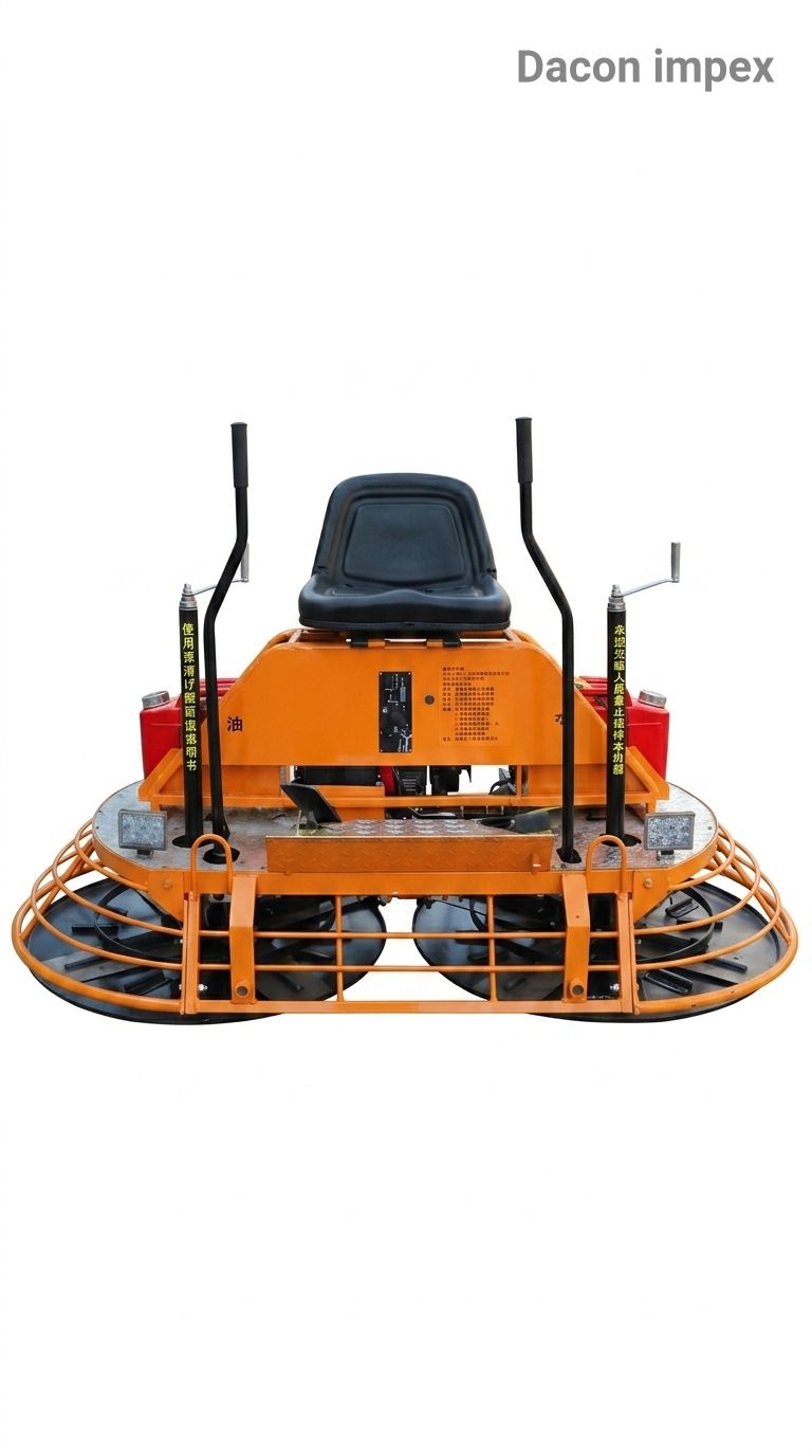 Ride On To Power Trowel Machine
