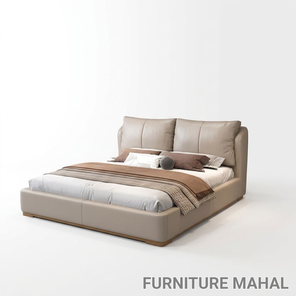 Modern Upholstered Bed view 2
