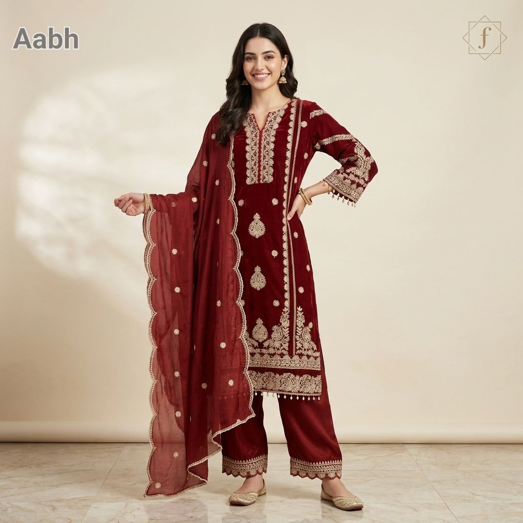 Pure Chinon  Full Embroidered Pakistani Style Straight Suit view 4