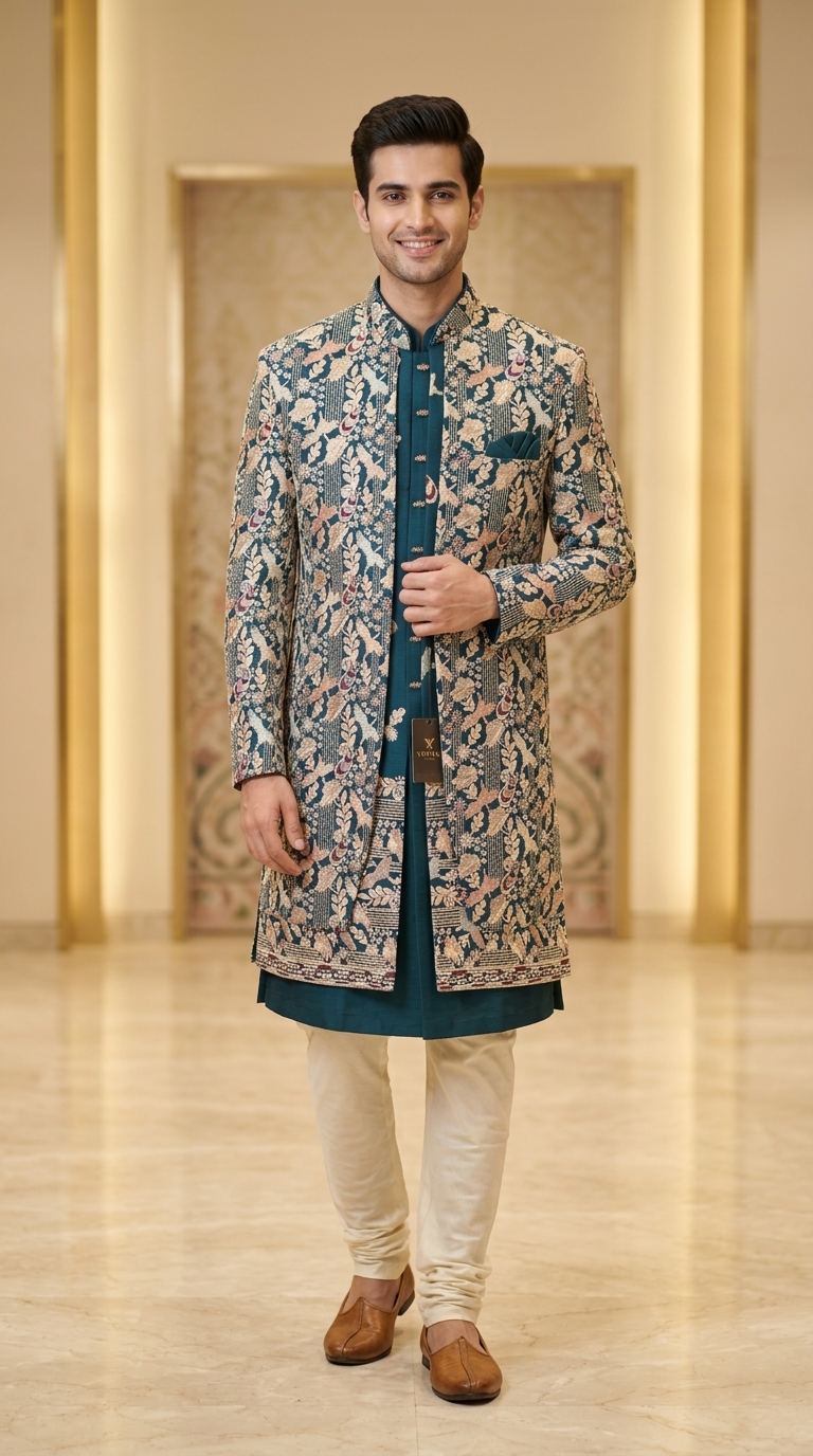 Embroidered Jodhpuri Suit