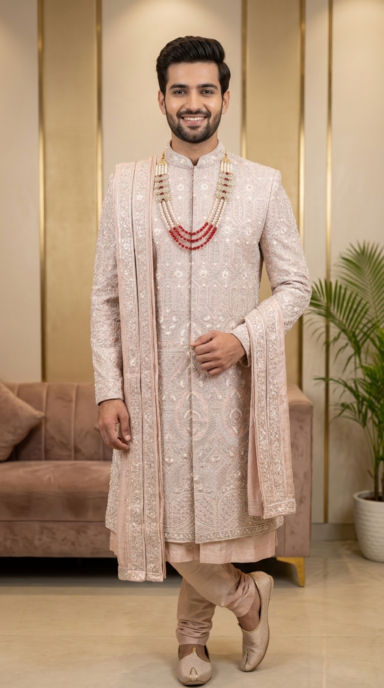 Embroidered Jodhpuri Suit