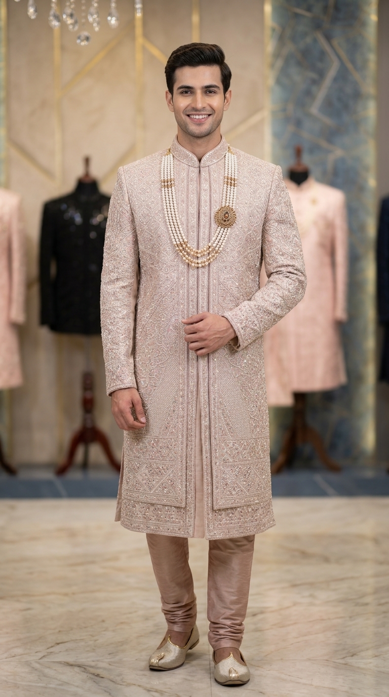 Embroidered Sherwani