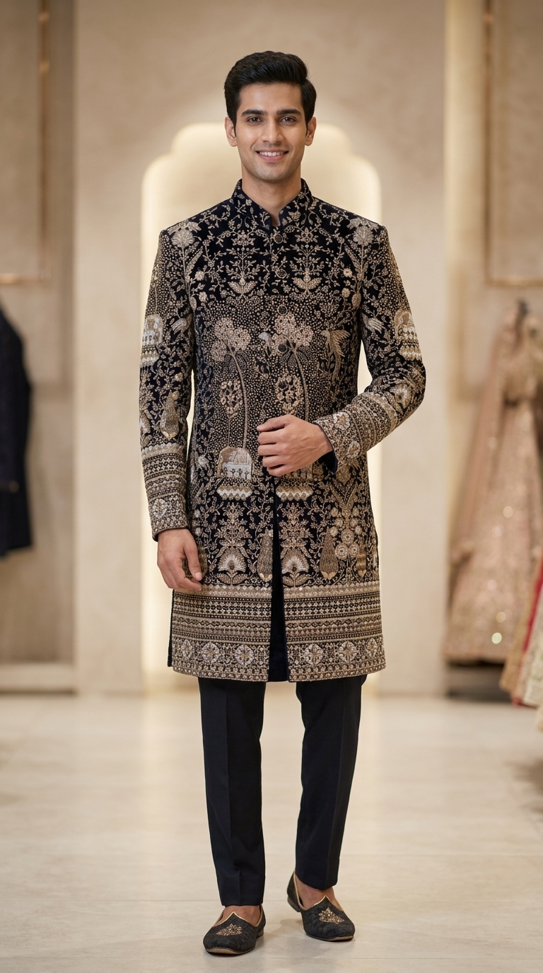 Embellished Sherwani