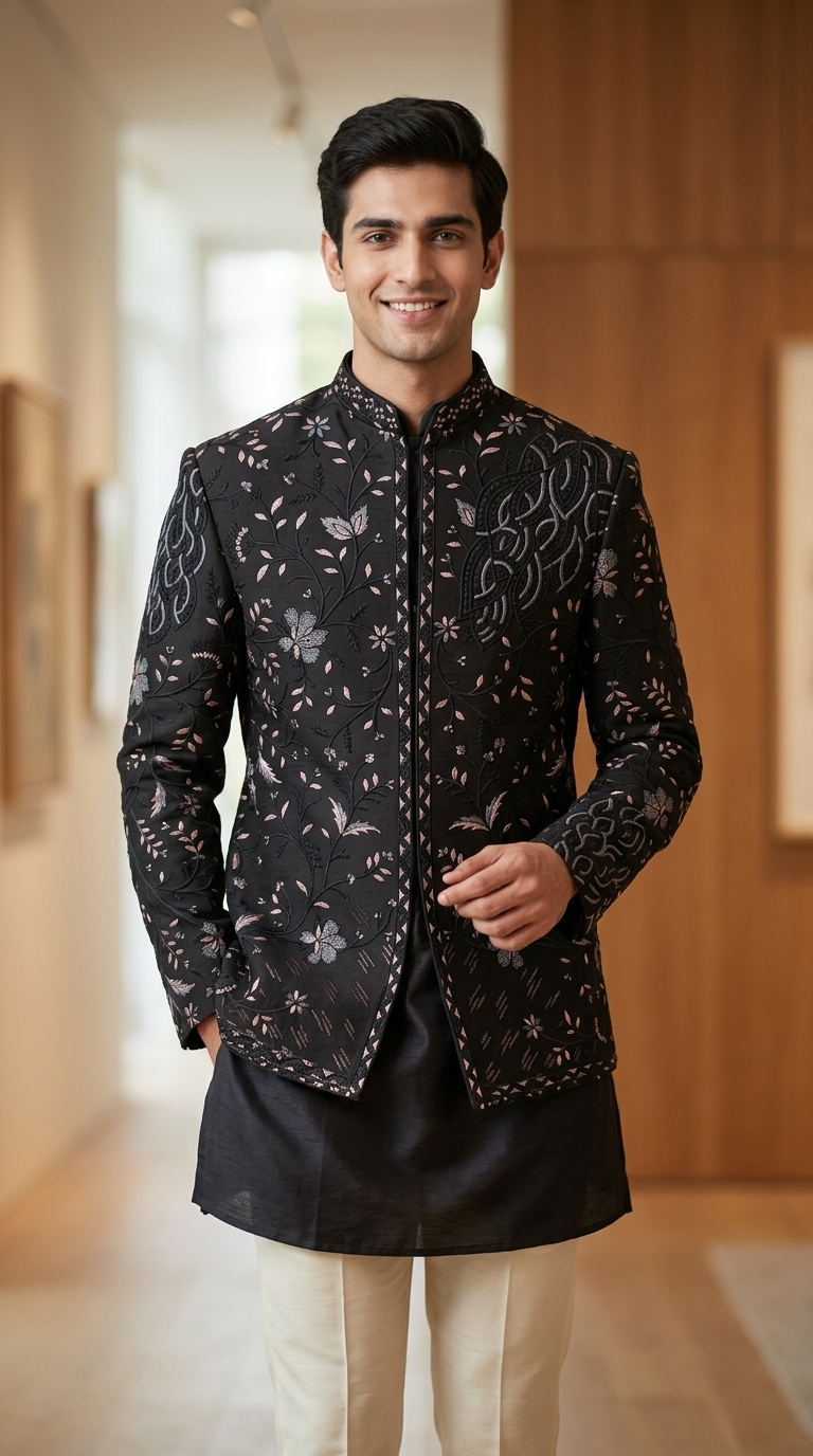 Embellished Black Jacket