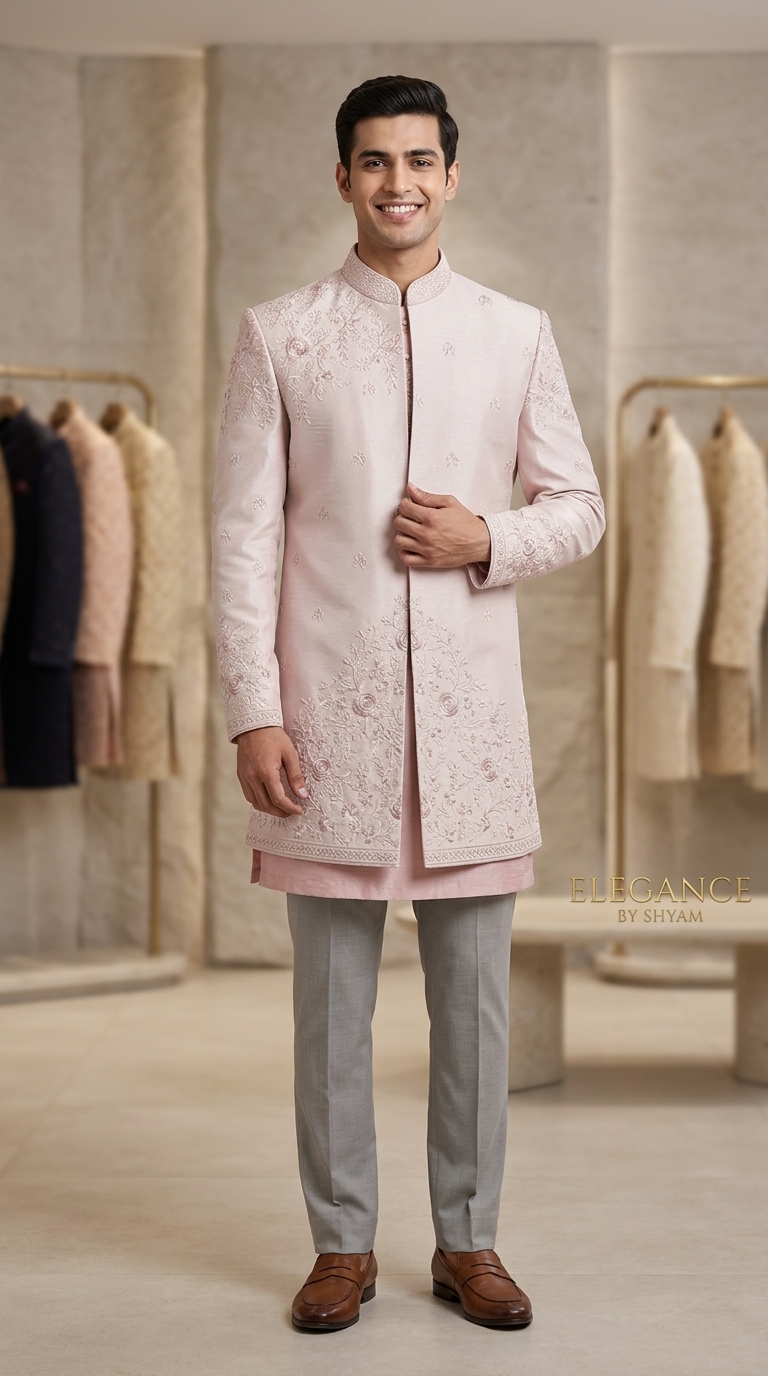 Embroidered Designer Jodhpuri Suit