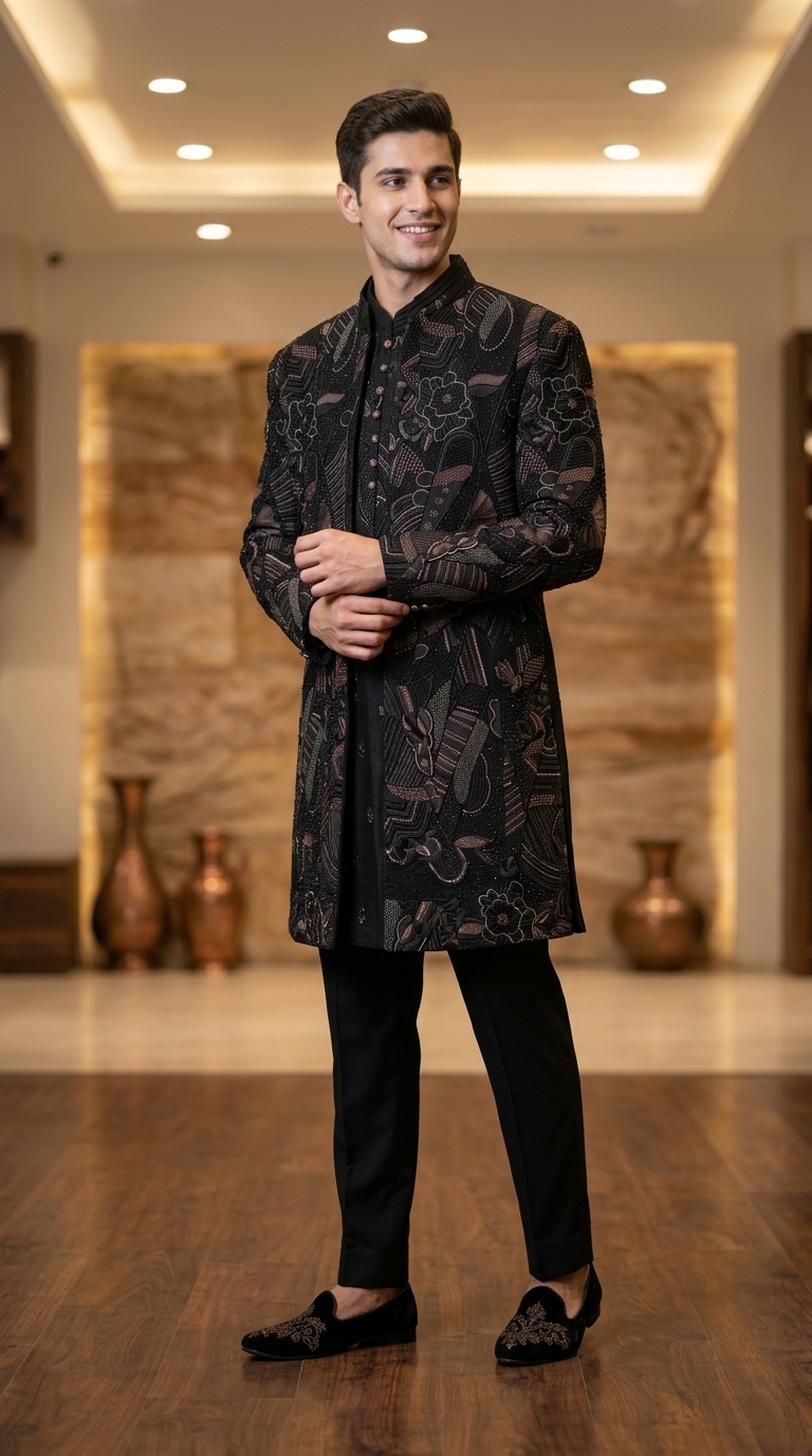 Embellished Black Jacket