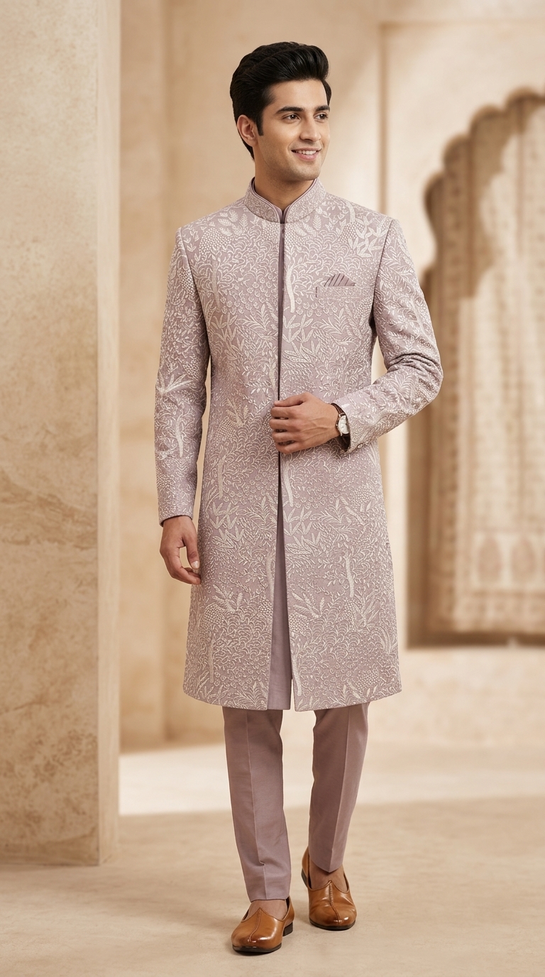 Embroidered Jodhpuri Suit