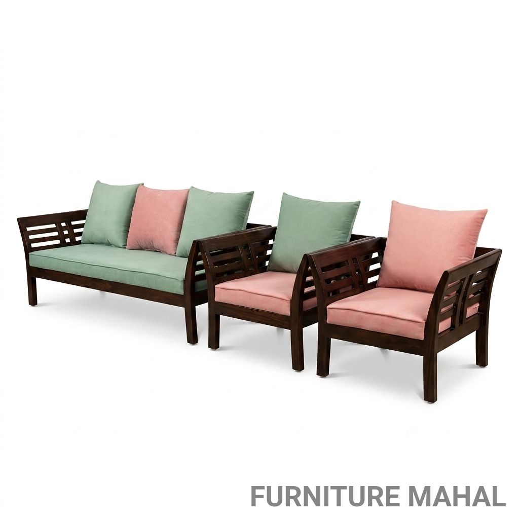 Colorful Sofa Set view 2