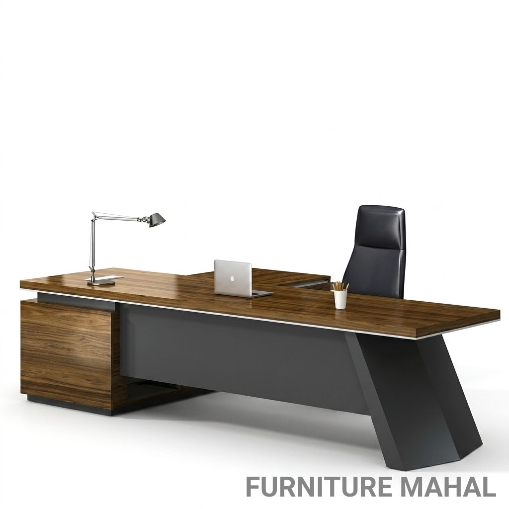 Modern Executive Desk view 2