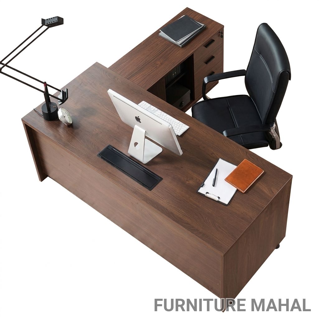 Modern Office Desk view 2