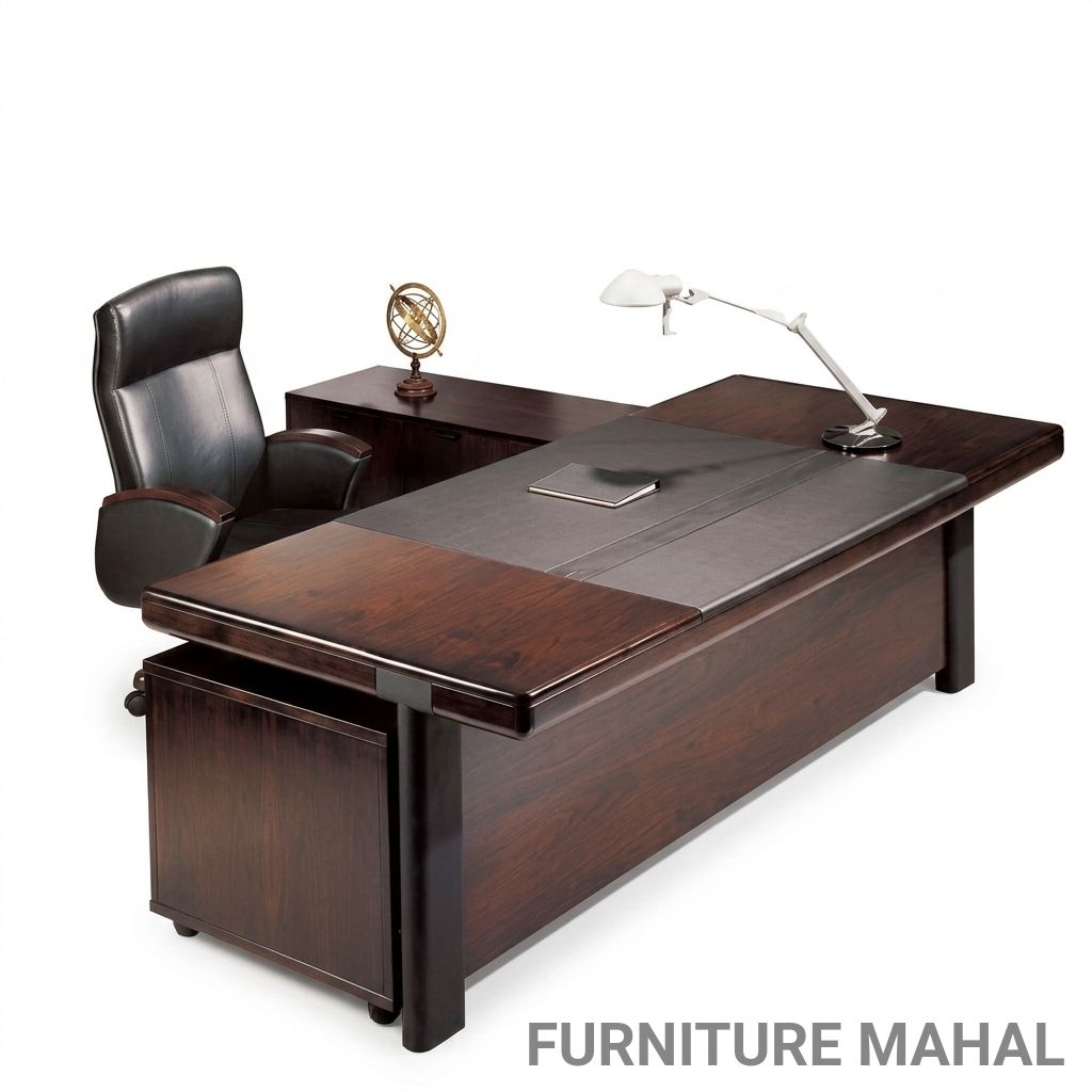 Modern Executive Desk view 2