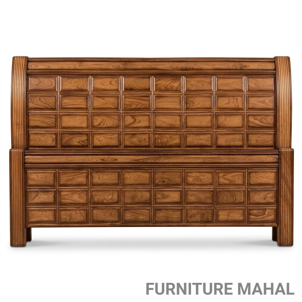Vintage Wooden Bed view 2