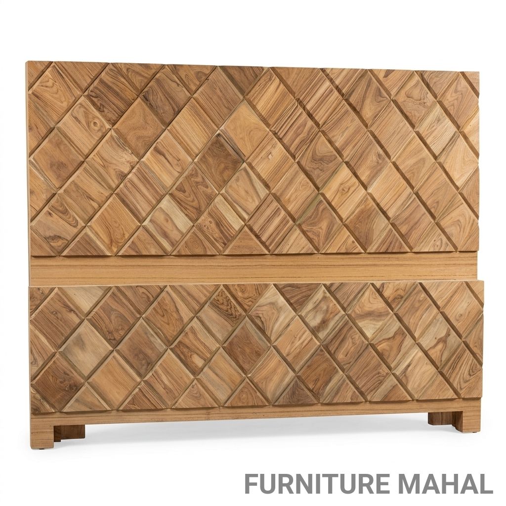 Teak Wood Bed view 2