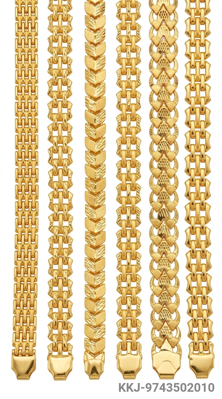 Golden Bracelet Set