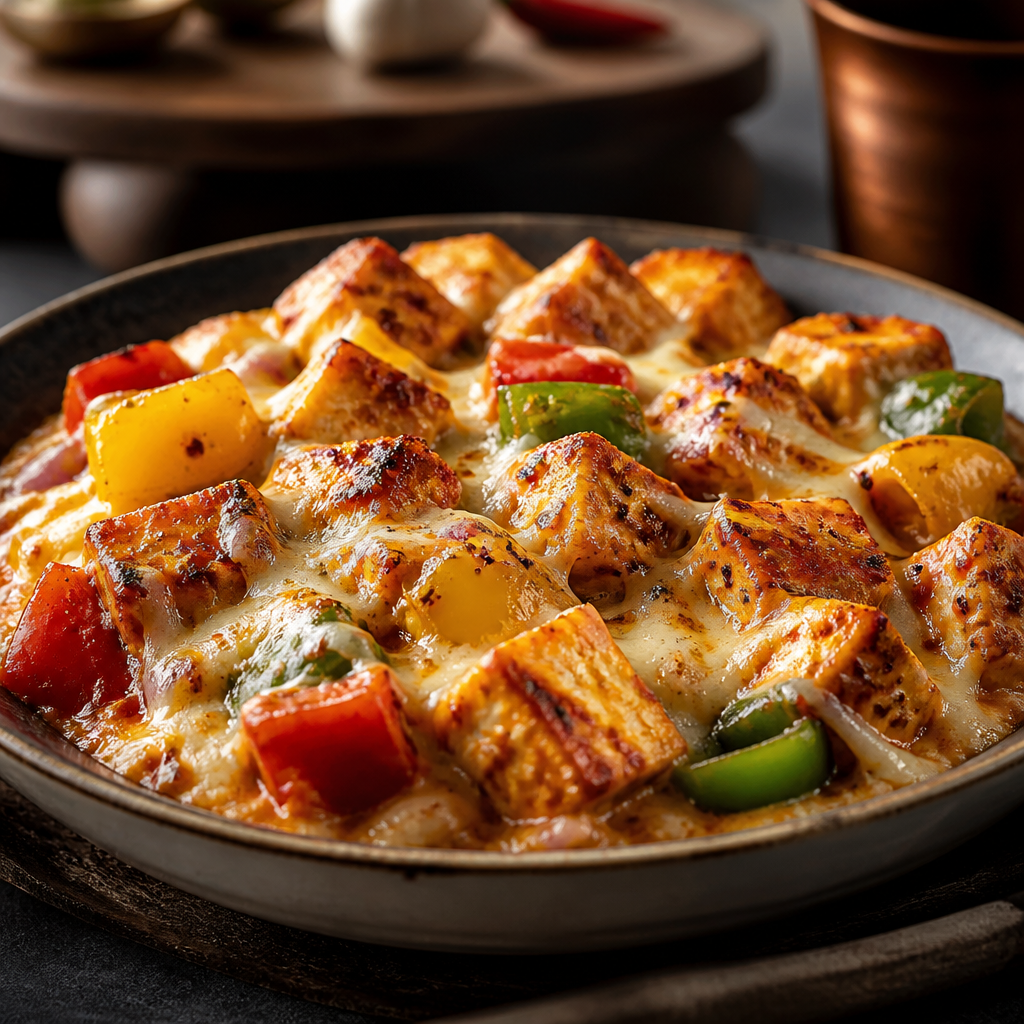 Cheesy Peri Peri Paneer