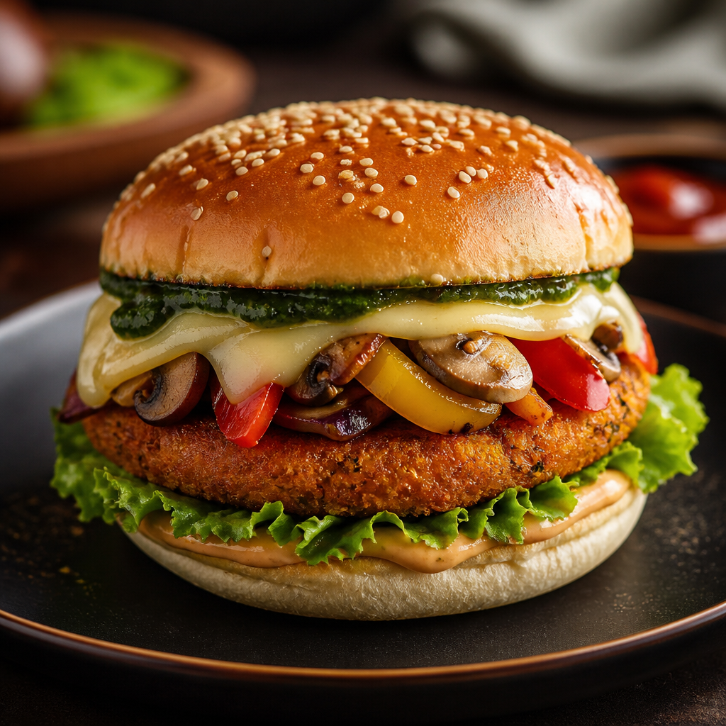 Veg Loaded Burger