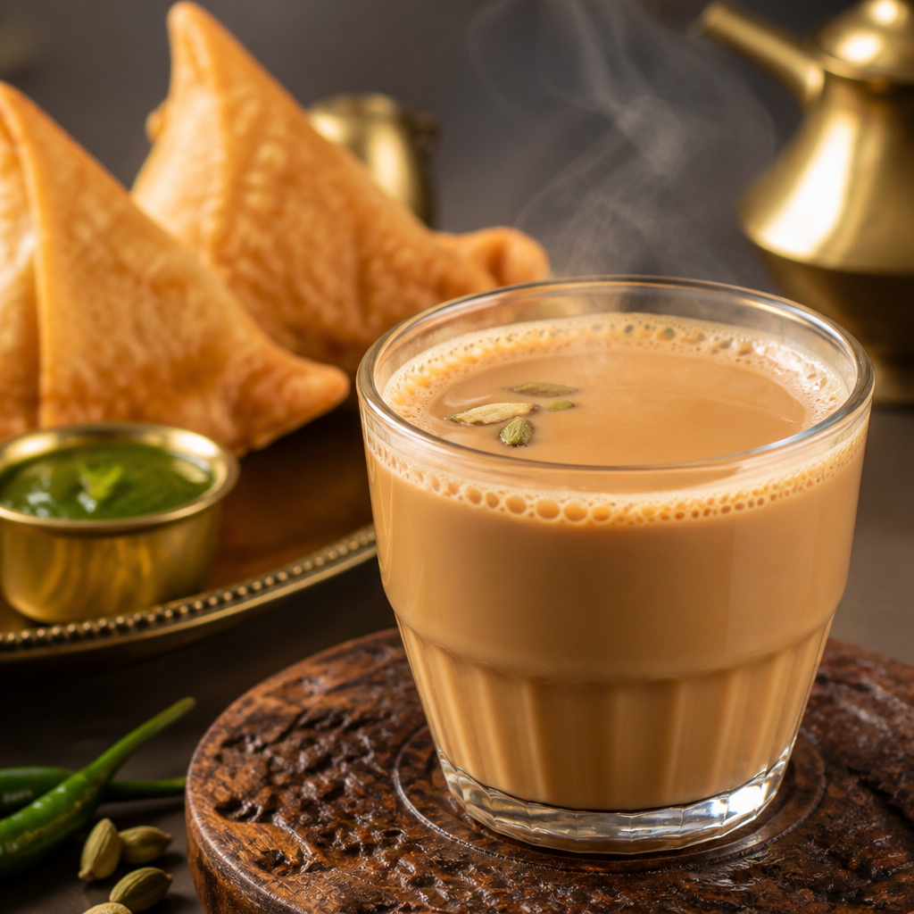 Tea + Samosa