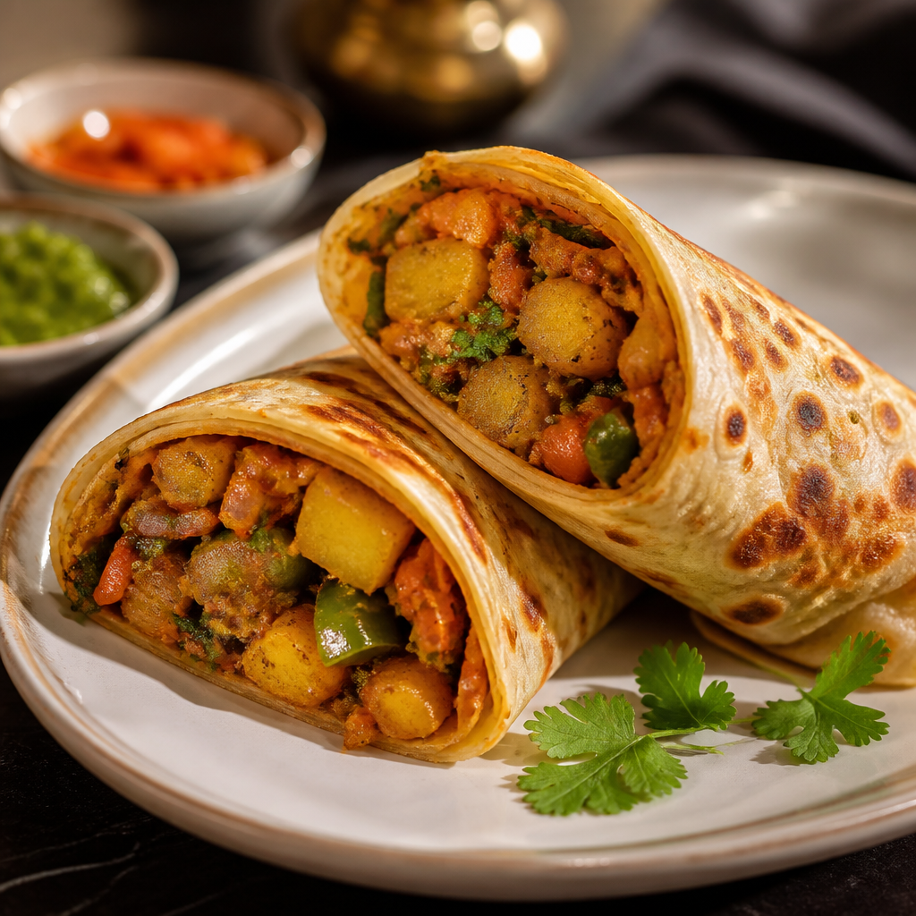 Vegetable Aloo Wrap