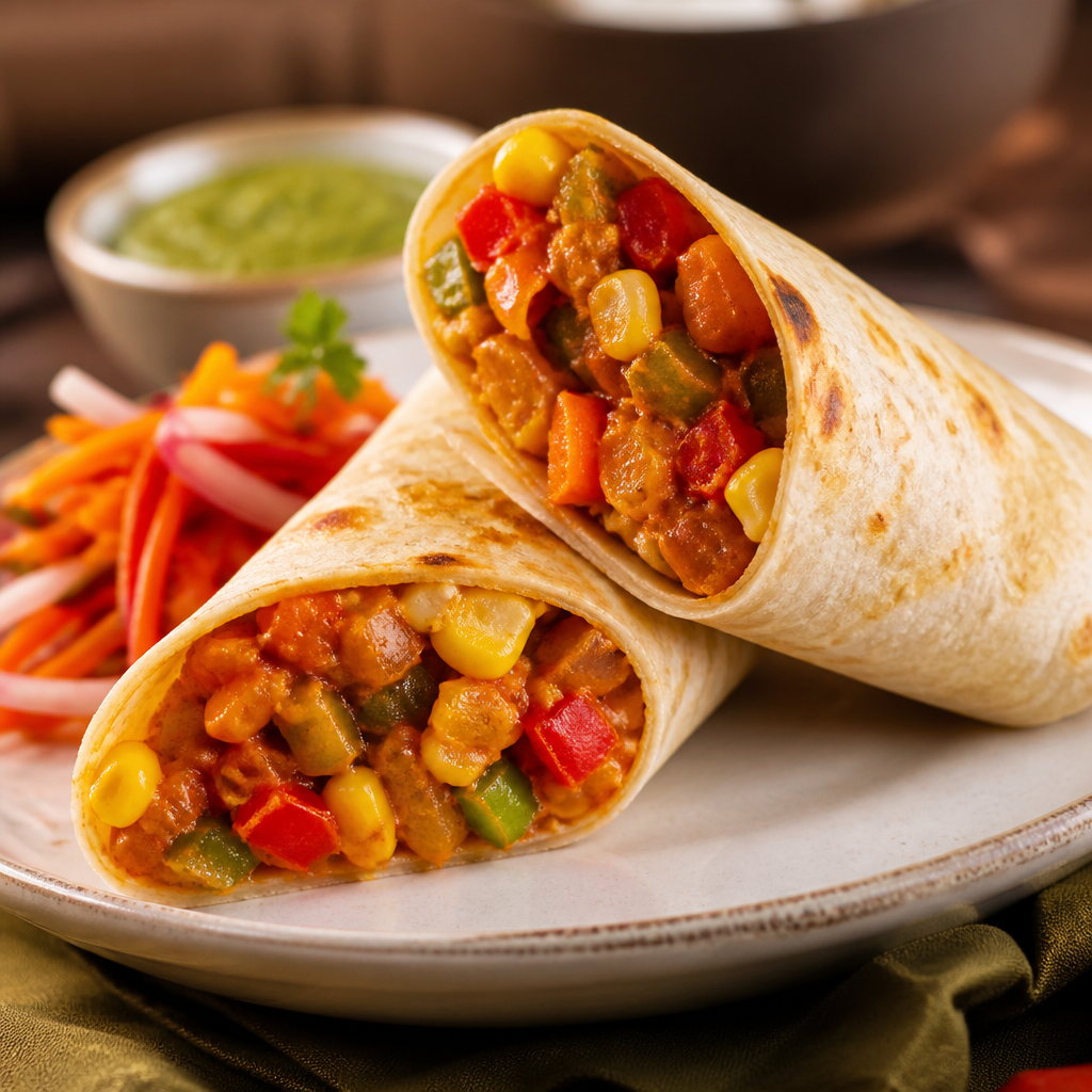 Corn Vegetable Wrap