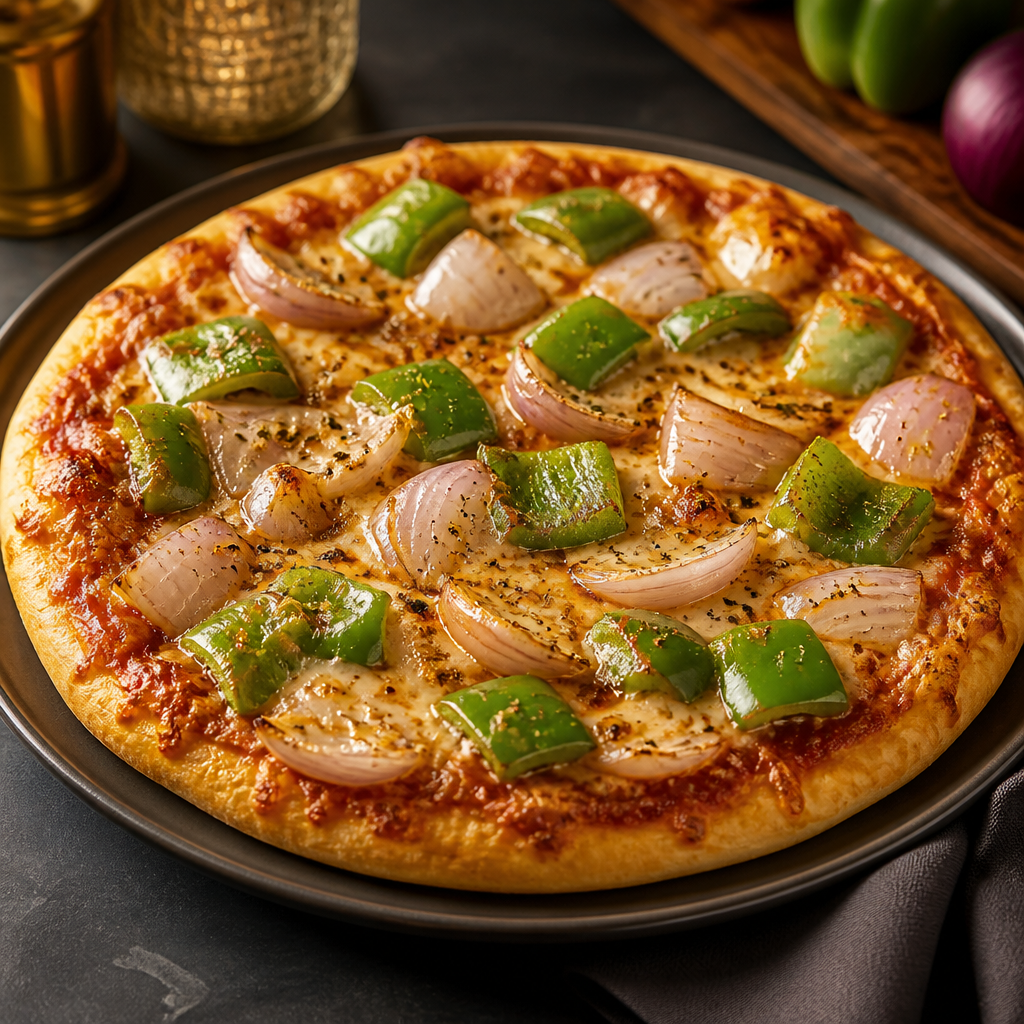 Onion Capsicum Pizza